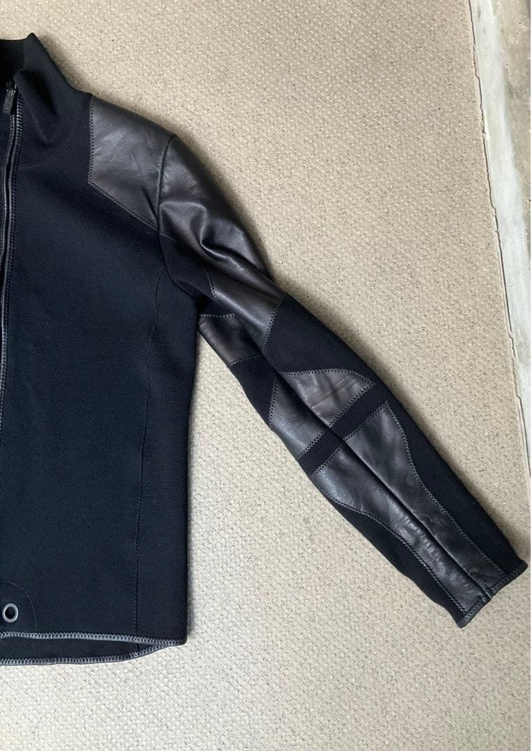 Bally 袖レザー ドライバーズニット 03〜06頃 - メルカリ