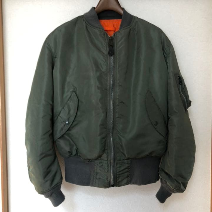 アルファ Alpha MA-1 80s 旧タグ アメリカ製 ほぼデッド Mサイズ