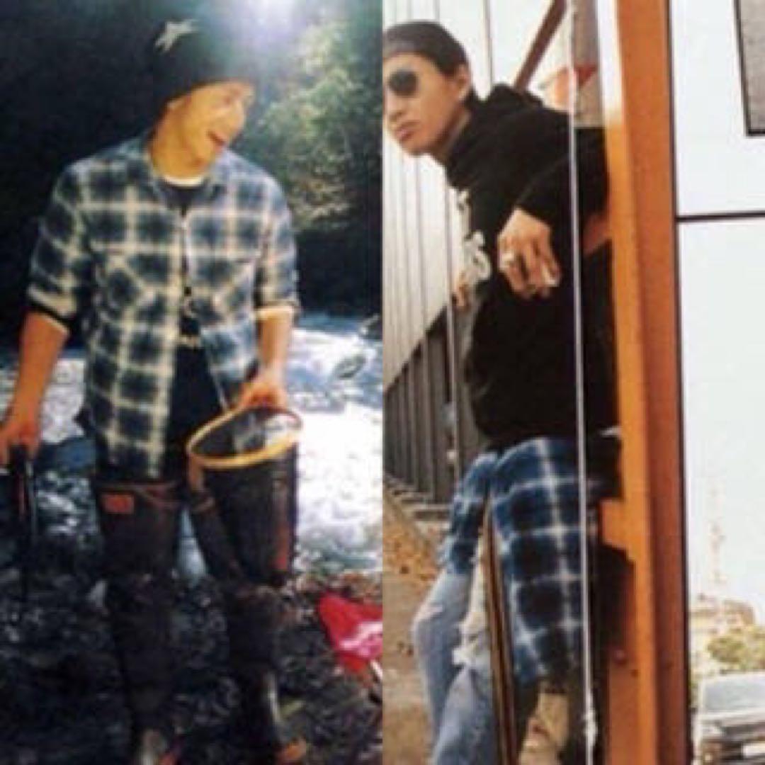 希少 ナンバーナイン 03 カート期 チェックネルシャツ キムタク - メルカリ