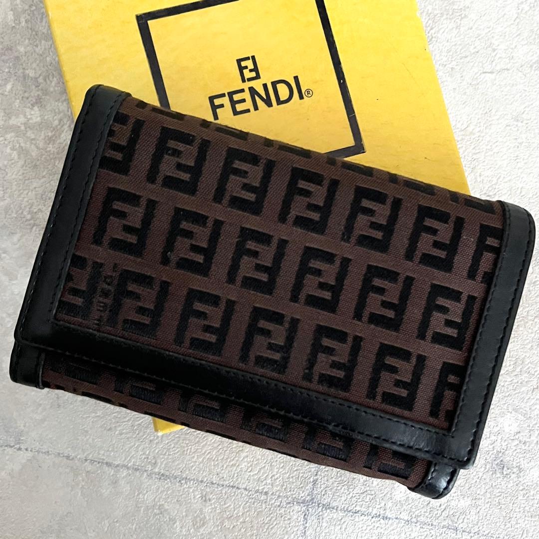 美品✨FENDI ズッキーノ FF 二つ折り財布 ブラウン レザー キャンバス 楽天市場】【財布】FENDI フェンディ ズッキーノ 2つ折長財布 二つ折り