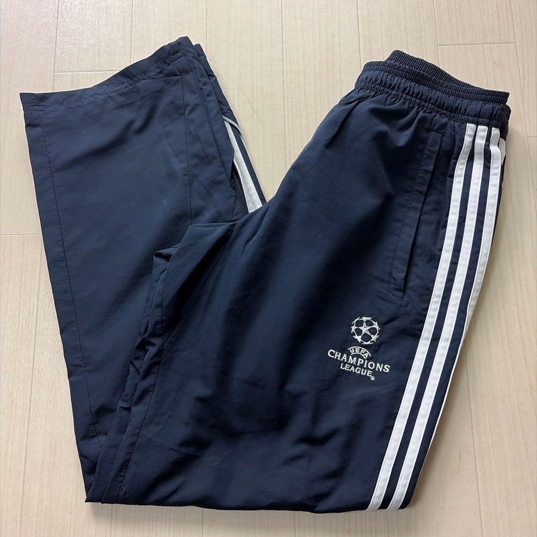 チェルシー adidas製 チャンピオンズリーグ アンセム ナイロンパンツ M
