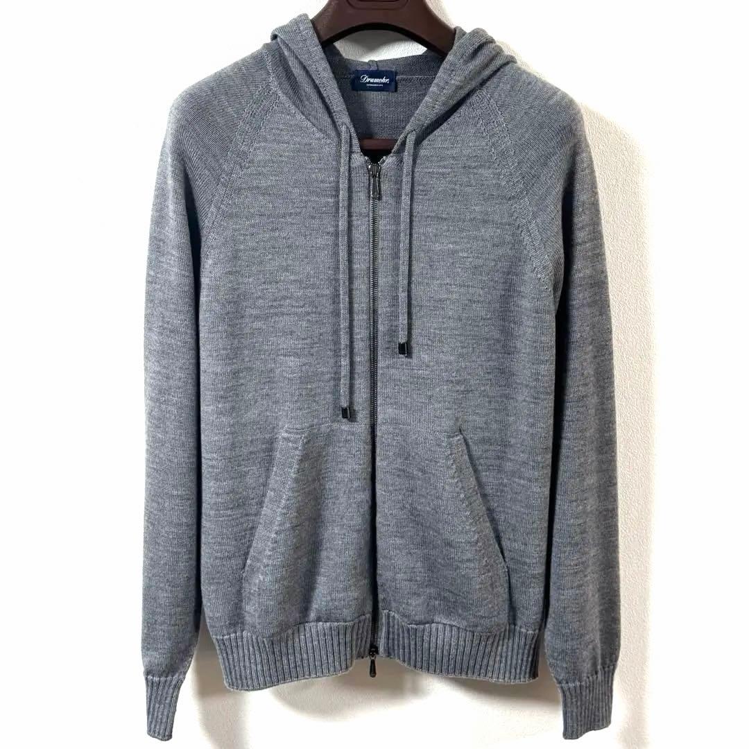 新品✨ドルモア ダブルジップ ニットパーカー 8ゲージ - メルカリ