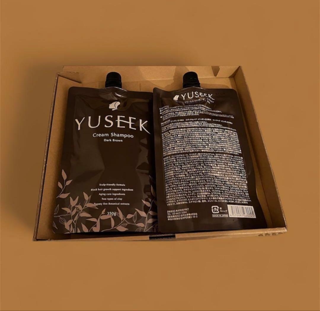 YUSEEK Cream Shampoo ダークブラウン2個入り YUSEEK / YUSEEKクリームシャンプー ダークブラウンの公式商品情報