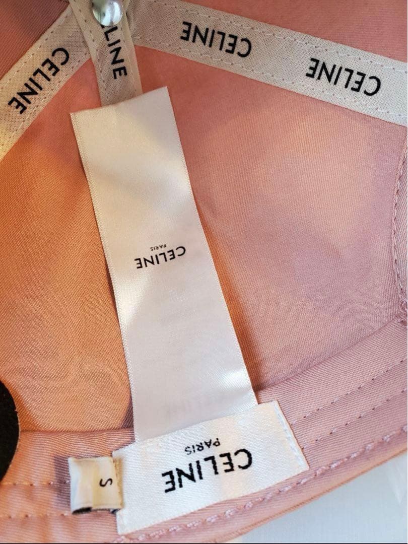 セリーヌ キャップ ピンク ベースボールキャップ - メルカリ