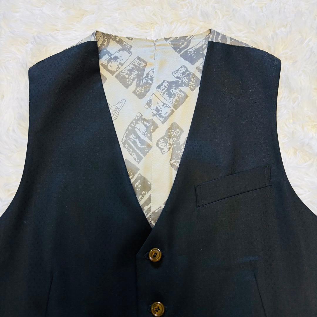 ヴィヴィアンウエストウッド マン ジレ ベスト 46 オーブ 総裏地 前