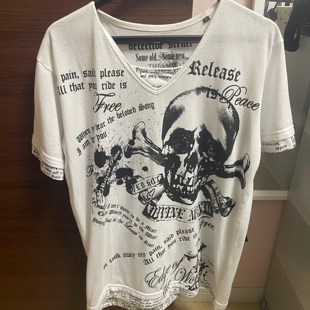 パンク 平成 y2k グランジ ドクロ スカル お兄系 tシャツ - メルカリ