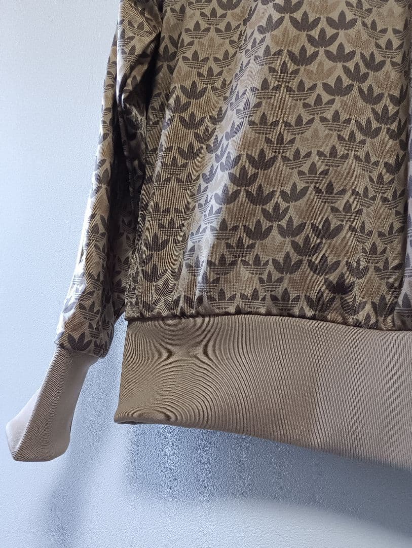 adidas モノグラム ファイヤーバード ブラウン 極美品 L AV1006