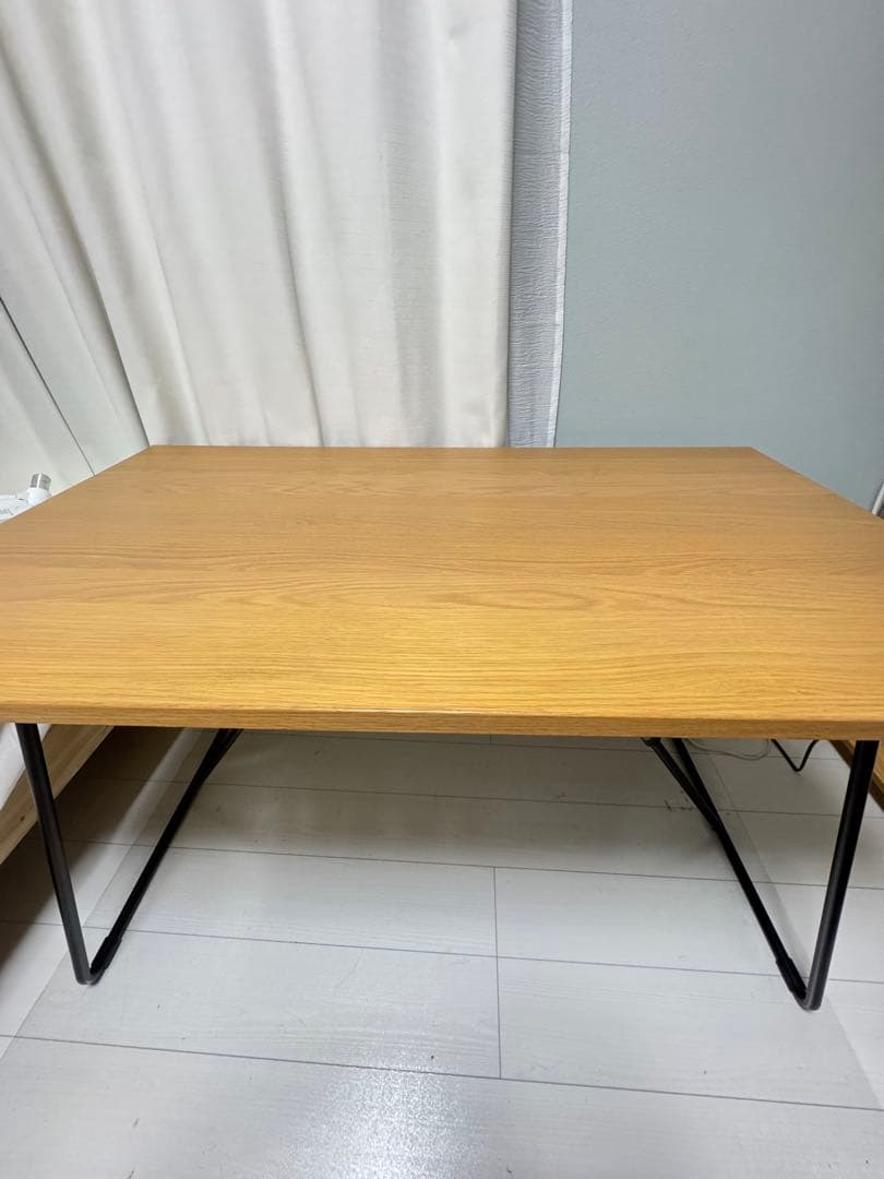 無印良品　折りたたみテーブル 無印良品のオーク材折りたたみテーブル購入レビュー｜利便性抜群で買っ