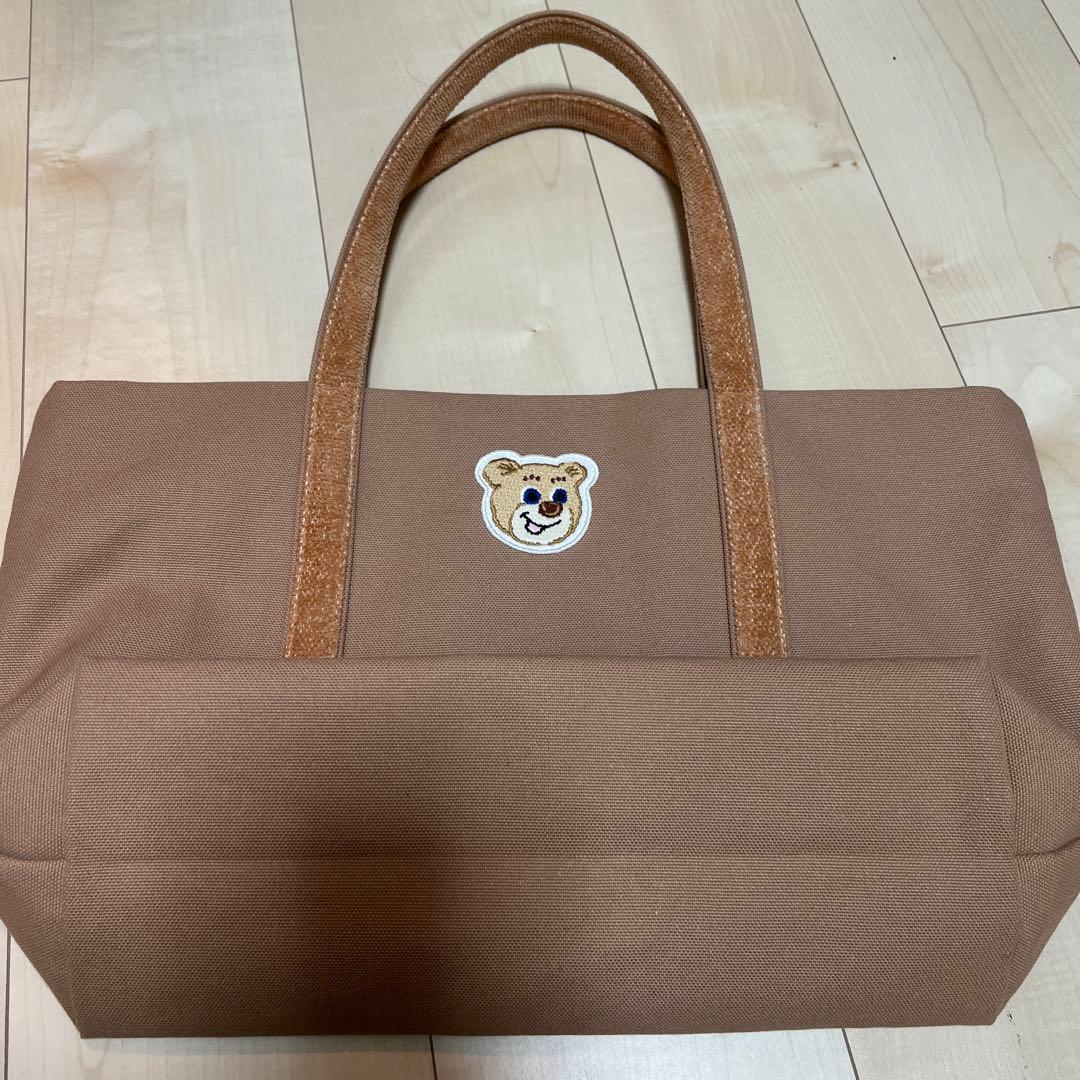 フェイラー　オールドテディ　トートバッグ大　ベージュ FEILER フェイラー ワッペントートバッグ オールドテディ 大 L L