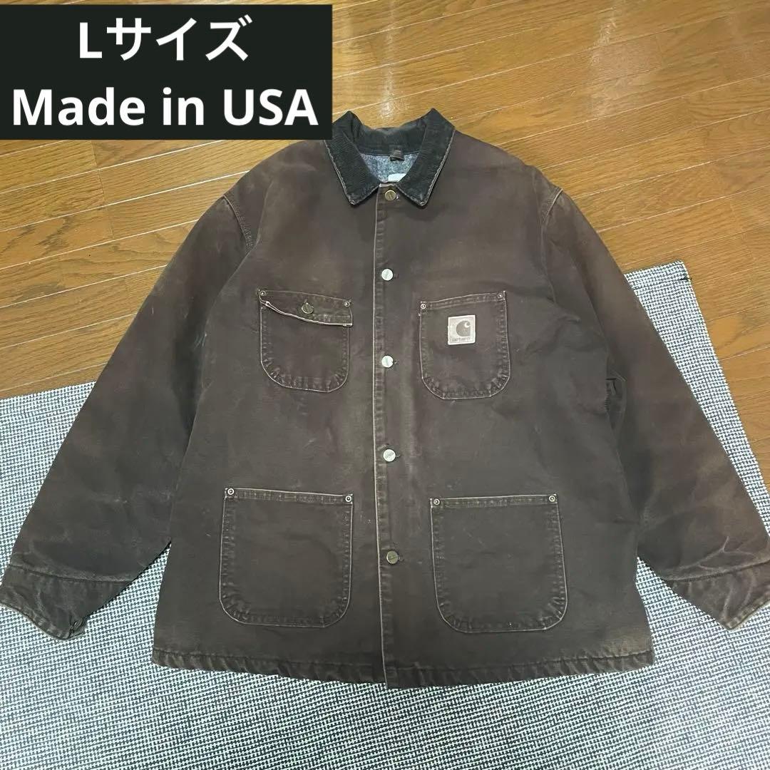 carhartt チョアコート　DKB ダークブラウン Carhartt Dark Brown Duck Canvas Chore Coat S Made in USA