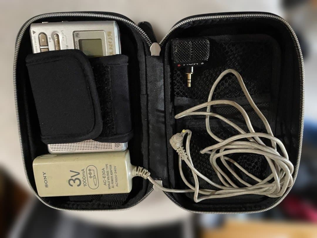 ら*ん様 MD sony mz-b10 &レアな純正ACアダプター＆マイク