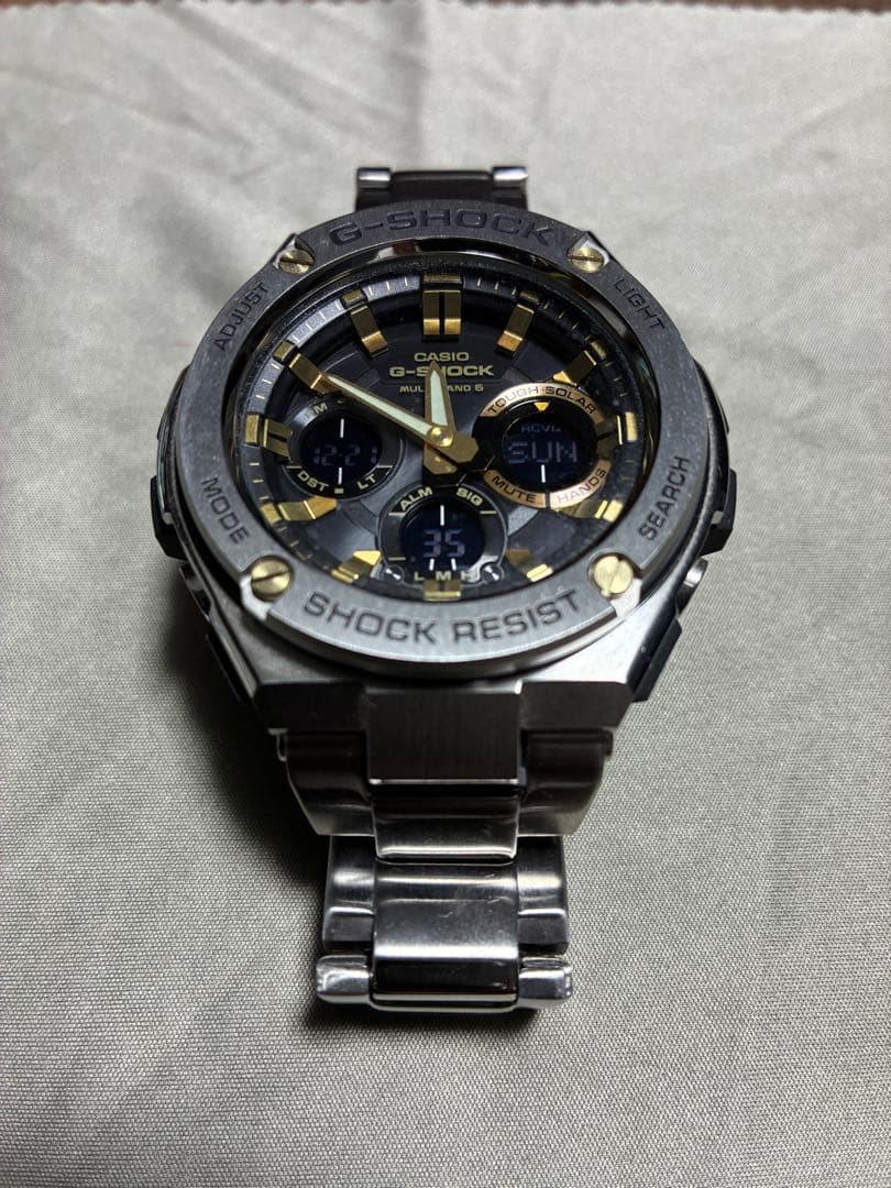 時計 G-SHOCK GST-W110D-1A9JF G-SHOCK Gショック Gスチール G-STEEL 電波ソーラー 腕時計 メンズ GST