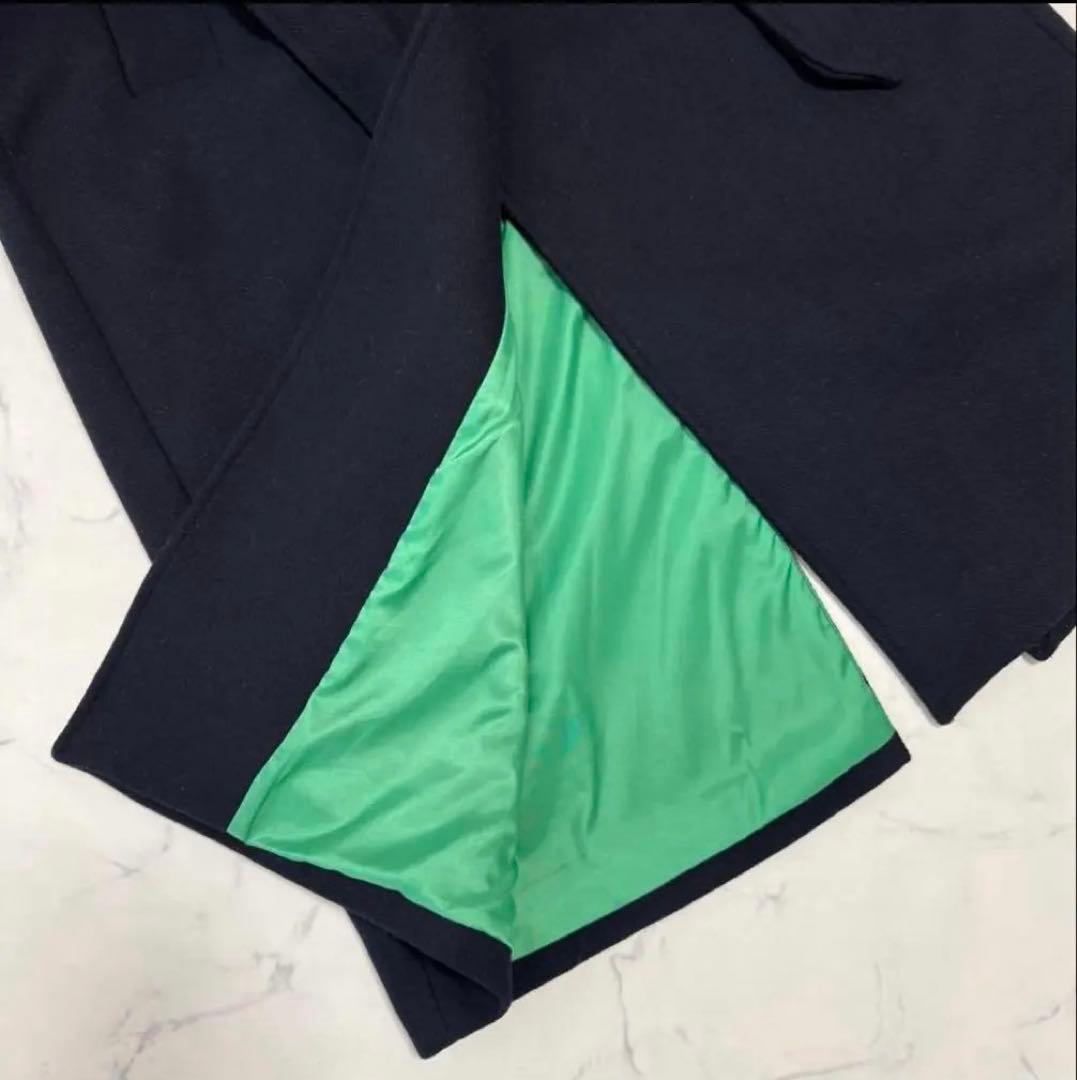 大人気完売 ZARA マッチングボンバーコート MA-1 ネイビー×グリーン M