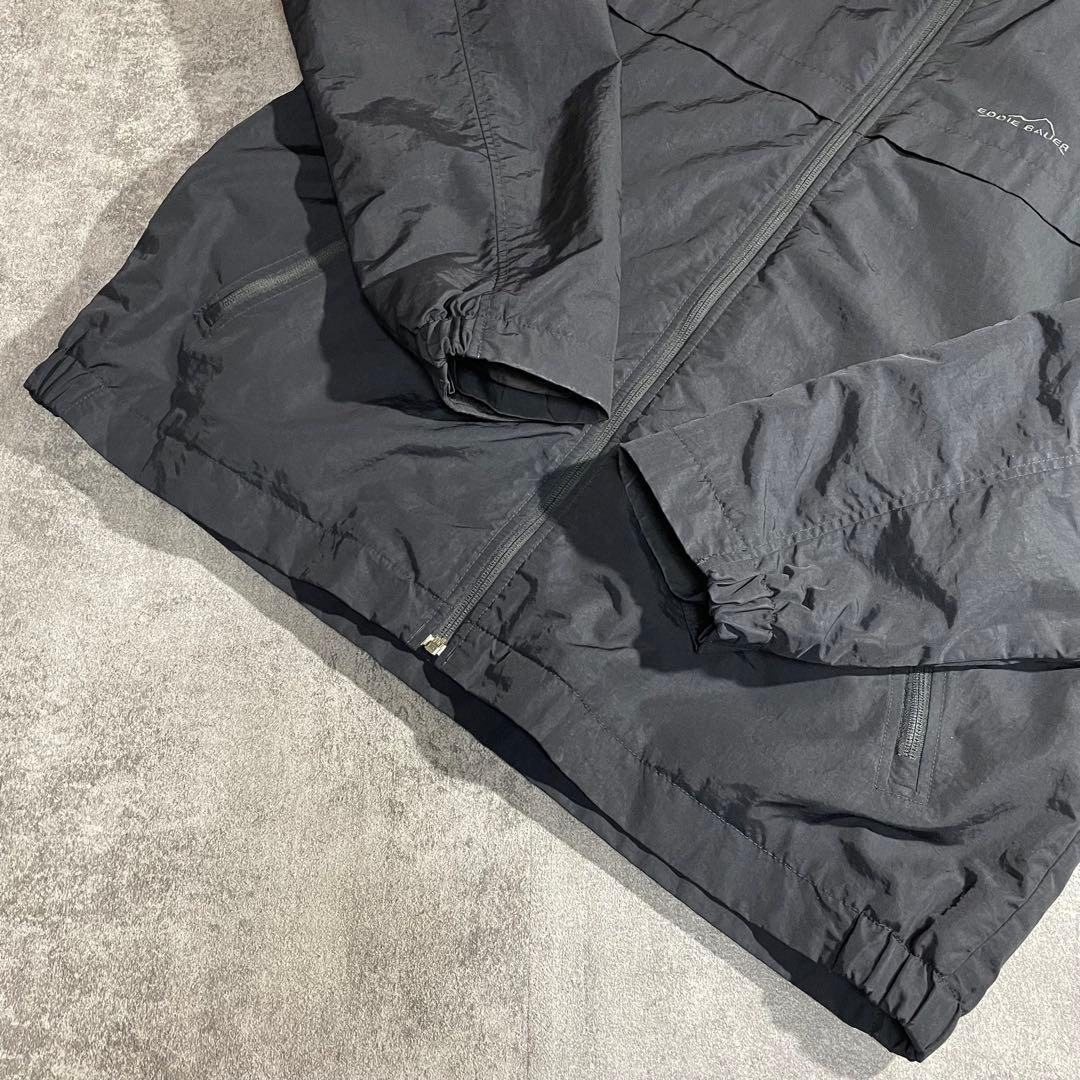 00'sEddie Bauerエディーバウアーウォームアップジャケット黒灰色XL