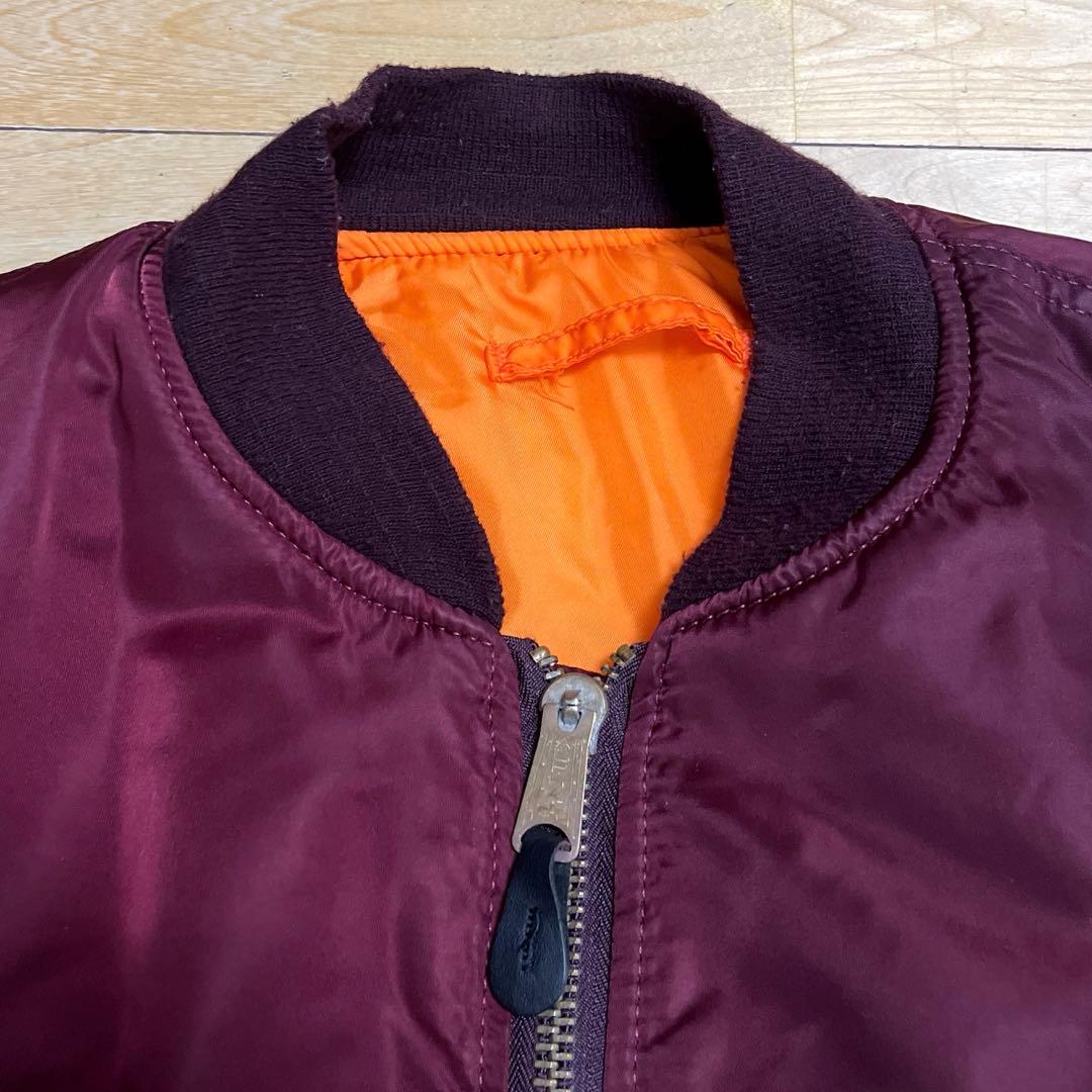 ALPHA アルファ ma-1 エンジ 90s USA製 X-LARGE - メルカリ