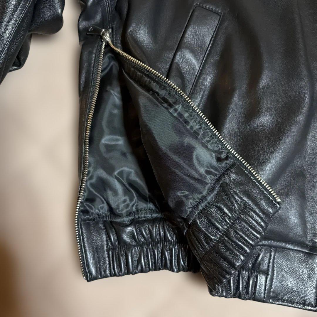 シープレザーMA-1【MAISON SPECIAL】黒 Mサイズ ほぼ新品 - メルカリ