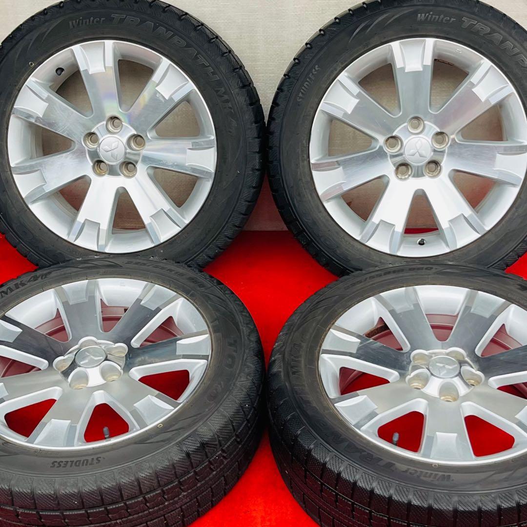 70%溝有。ENKEI製。三菱デリカD5 純正18インチ×7J＋38 - メルカリ