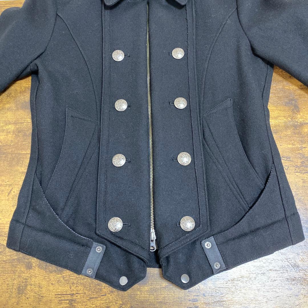 PPFM』 ナポレオンジャケット ファー付き 平成Y2K Sサイズ