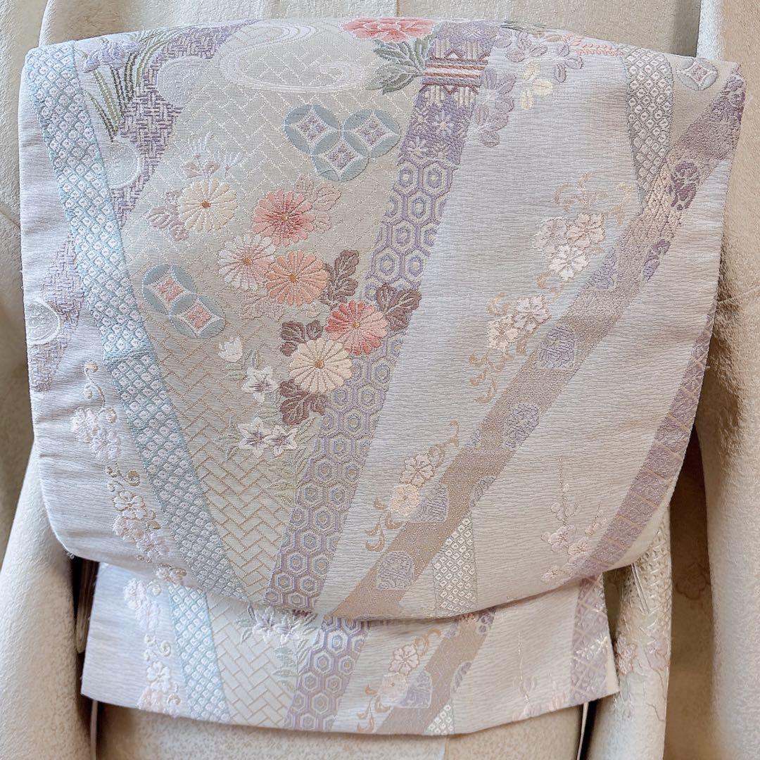 美品 訪問着 フルセット 裄67 スワトウ 卒業式 入学式 結婚式 M S 袋帯