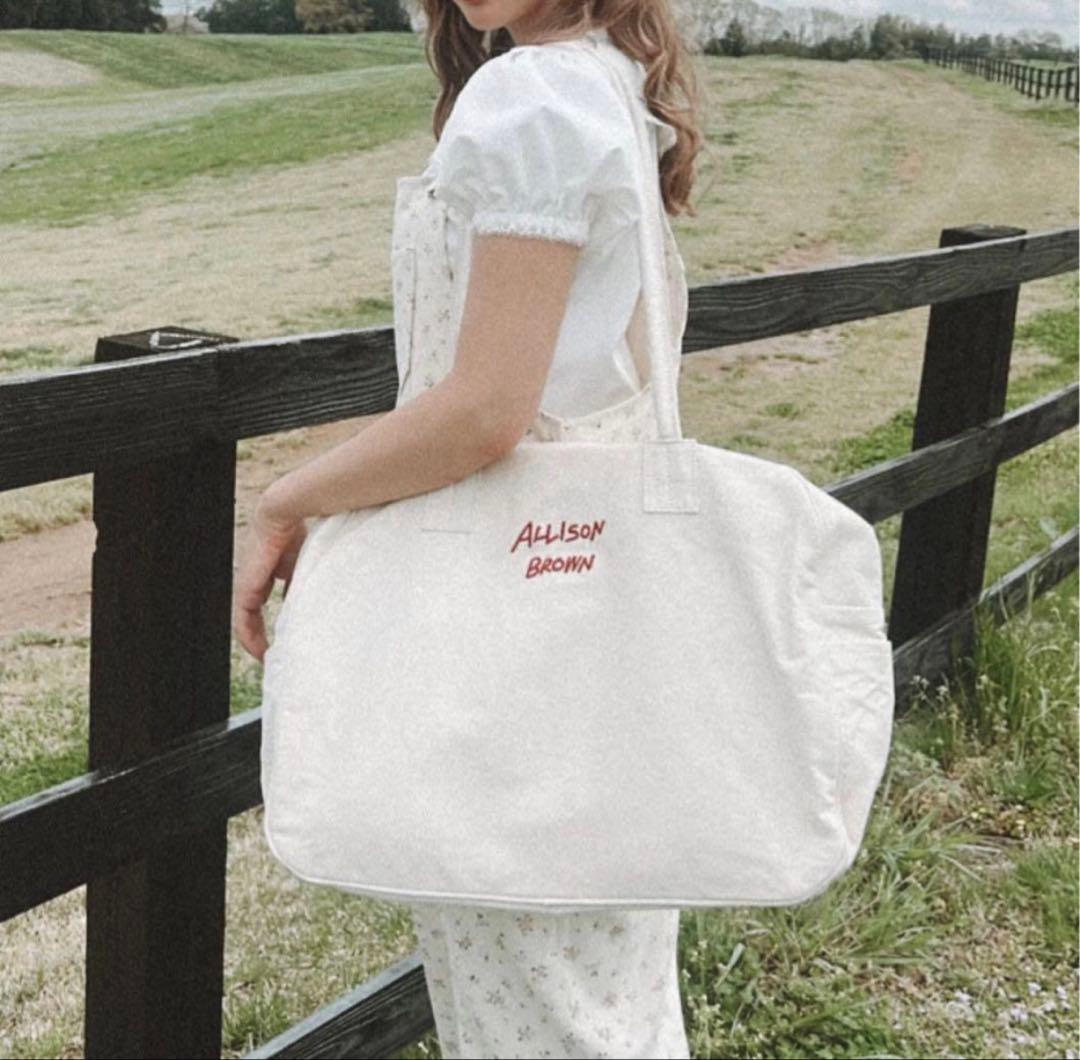 希少☆紗栄子さんプロデュース ALLISON BROWN キャンバストートバッグ