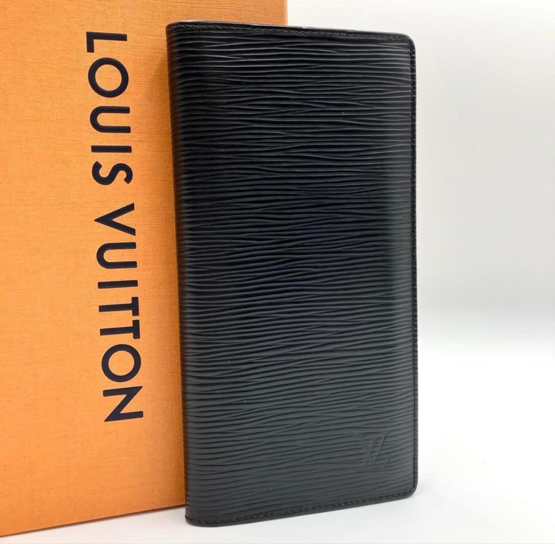 サ*ー様 【美品】ルイヴィトンエピレザー ブラックエピ長財布 2つ折り ルイヴィトンエピレザー ブラックエピ長財布 2つ折り - メルカリ
