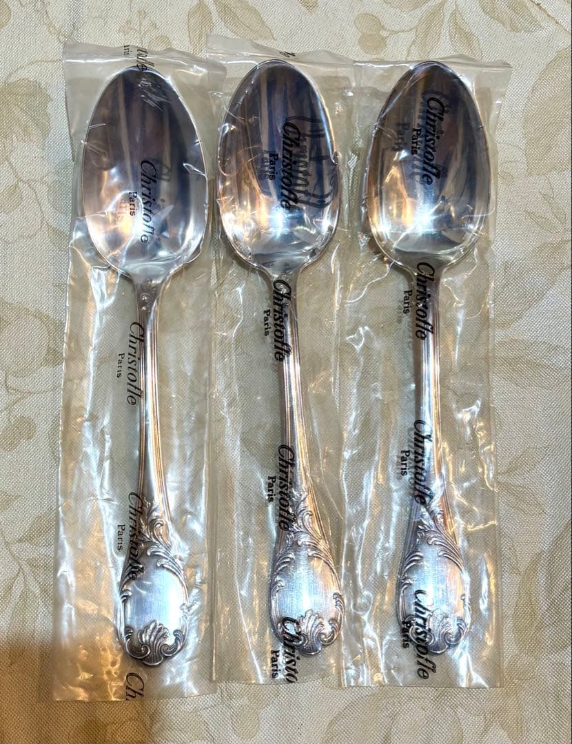 クリストフル　　マルリー　スプーン3本 楽天市場】【先着クーポン】 クリストフル マルリー 0038 コーヒー