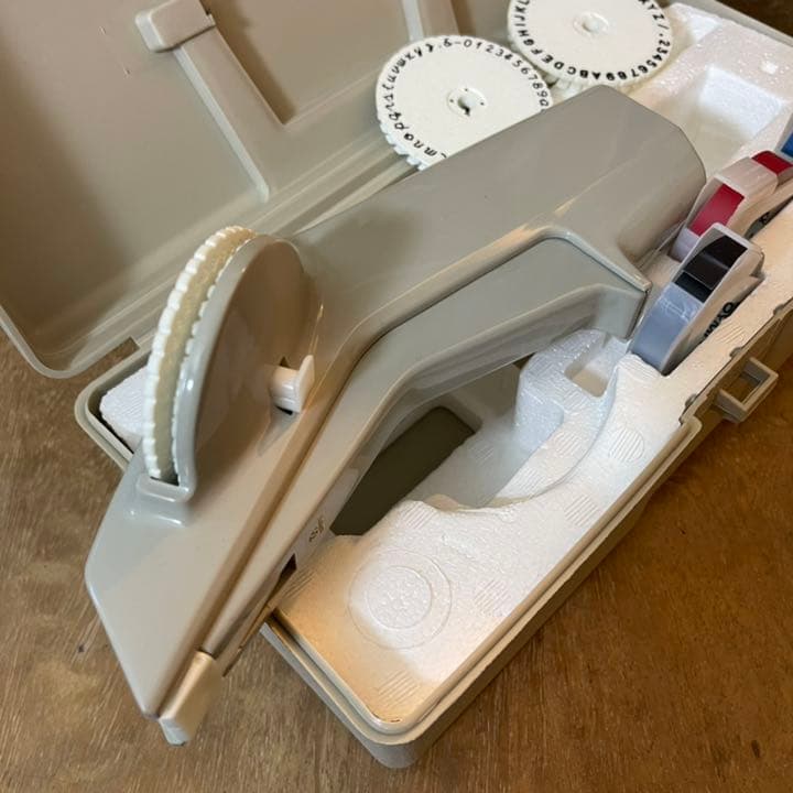 文字が繋がる筆記体・デッド】ダイモ 1610 DYMO 外紙ケース ビンテージ