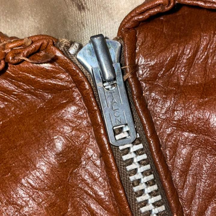50s 60s 70s レザージャケット 棒TALON ヴィンテージ - メルカリ