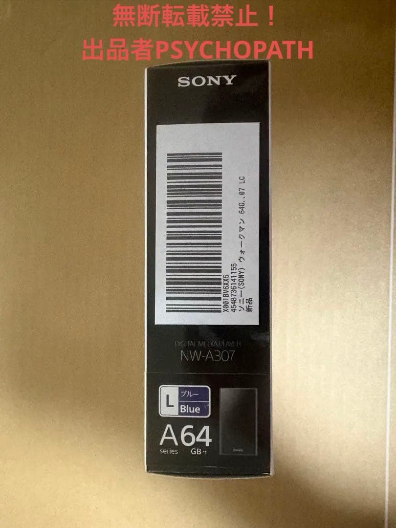 SONY NW-A307 64GB フィルム・SanDisk SD256GB付 - メルカリ