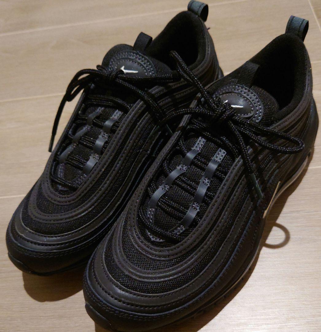 ナイキ エアマックス97 ブラック ホワイト アンスラサイト 25cm 黒 エア マックス 97 ナイキ エアマックス ブラック ホワイト スニーカー