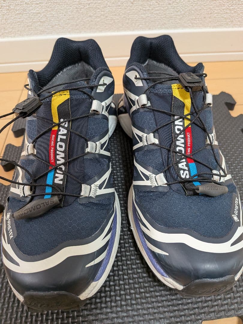 SALOMONスニーカー　ブルー XT-6 GTX 23.5cm