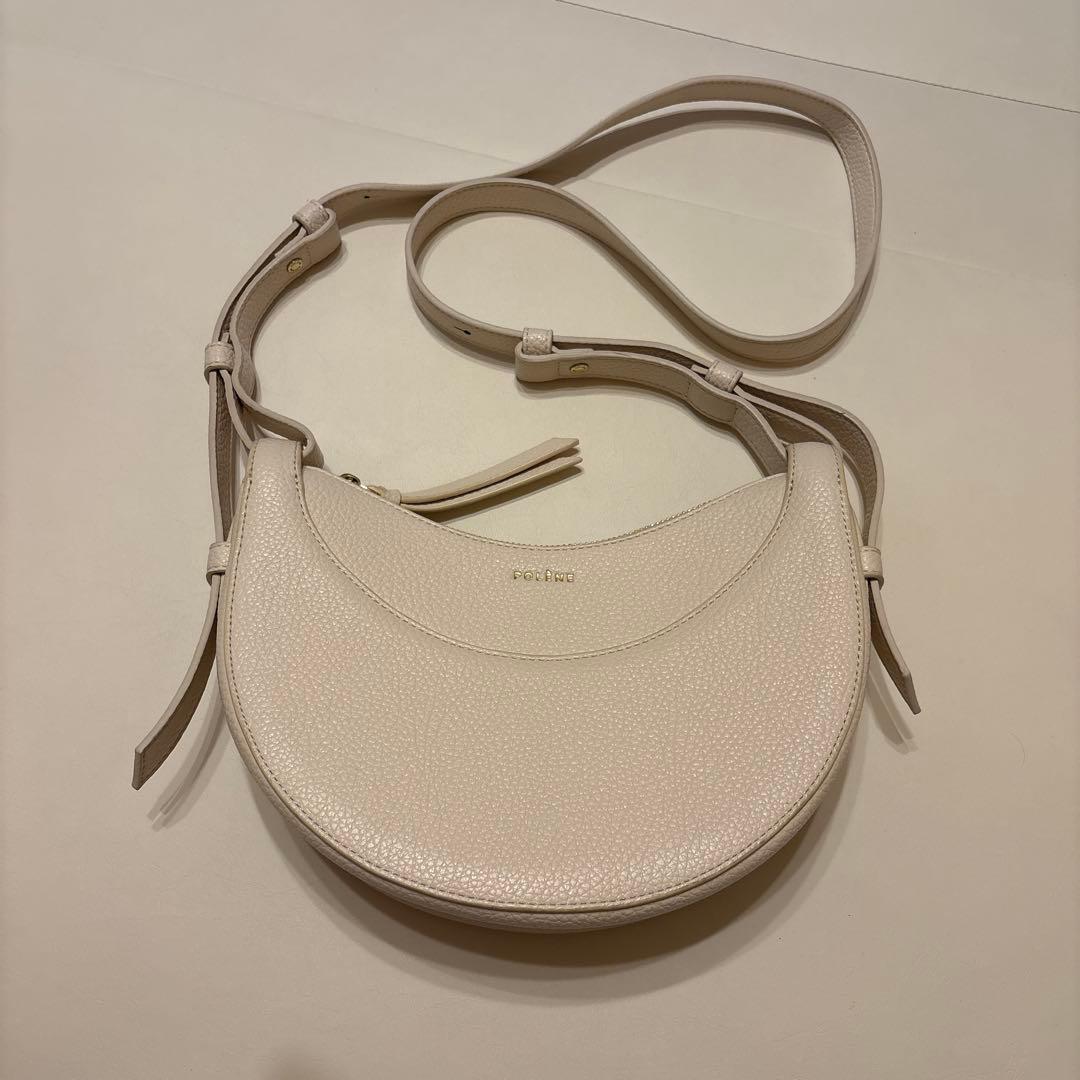 ポレーヌ 白 ショルダーバッグ - メルカリ