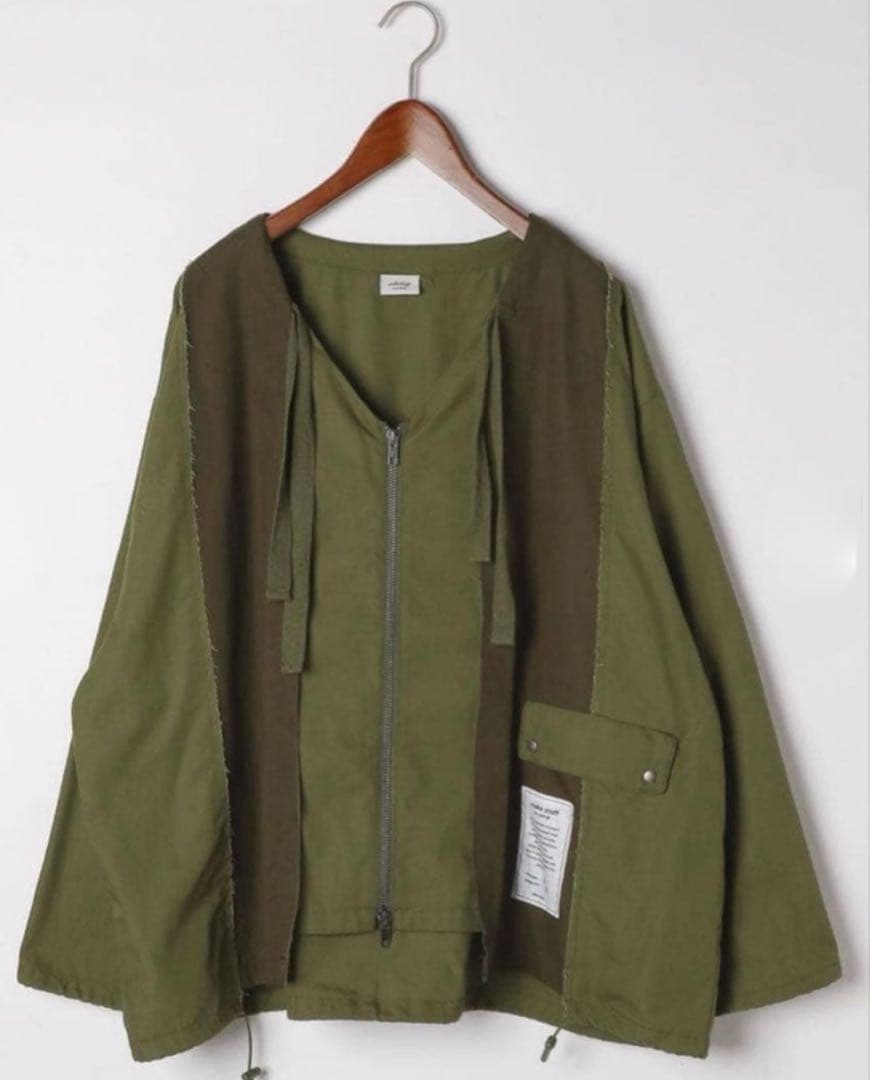 ニコアンド [be with M] Misayoミリリメイクジャケット カーキ - メルカリ