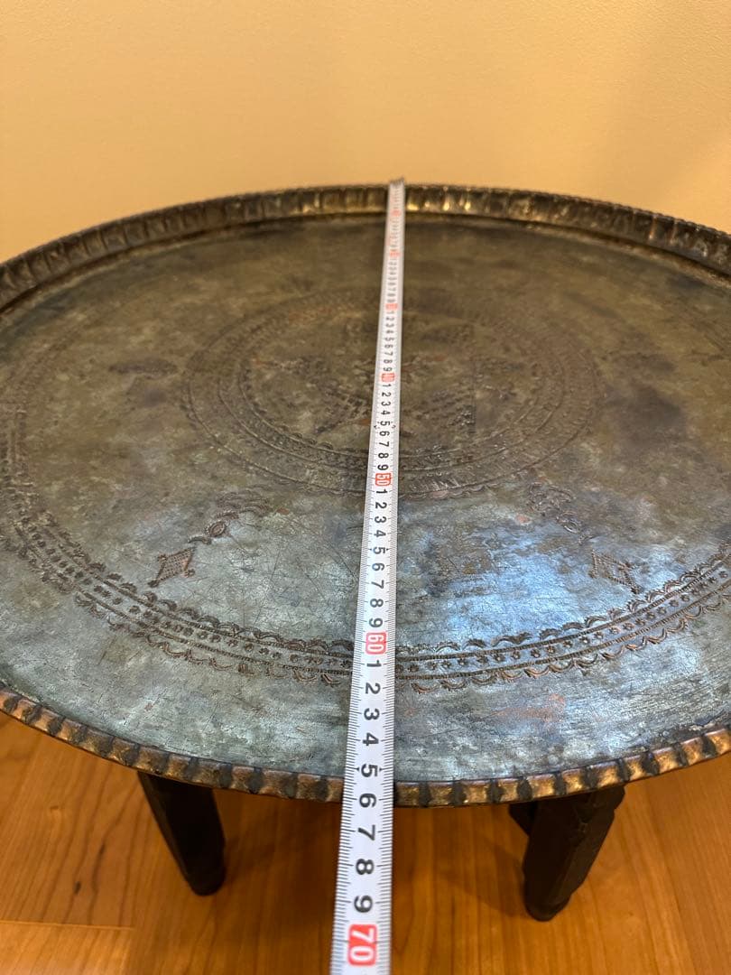 西洋民芸グランピエ トルコのトレイテーブル - メルカリ