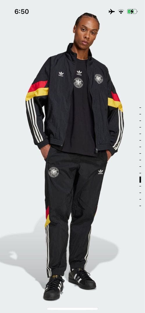 完売品~アディダス オリジナル ドイツ代表 トラックジャケット - メルカリ