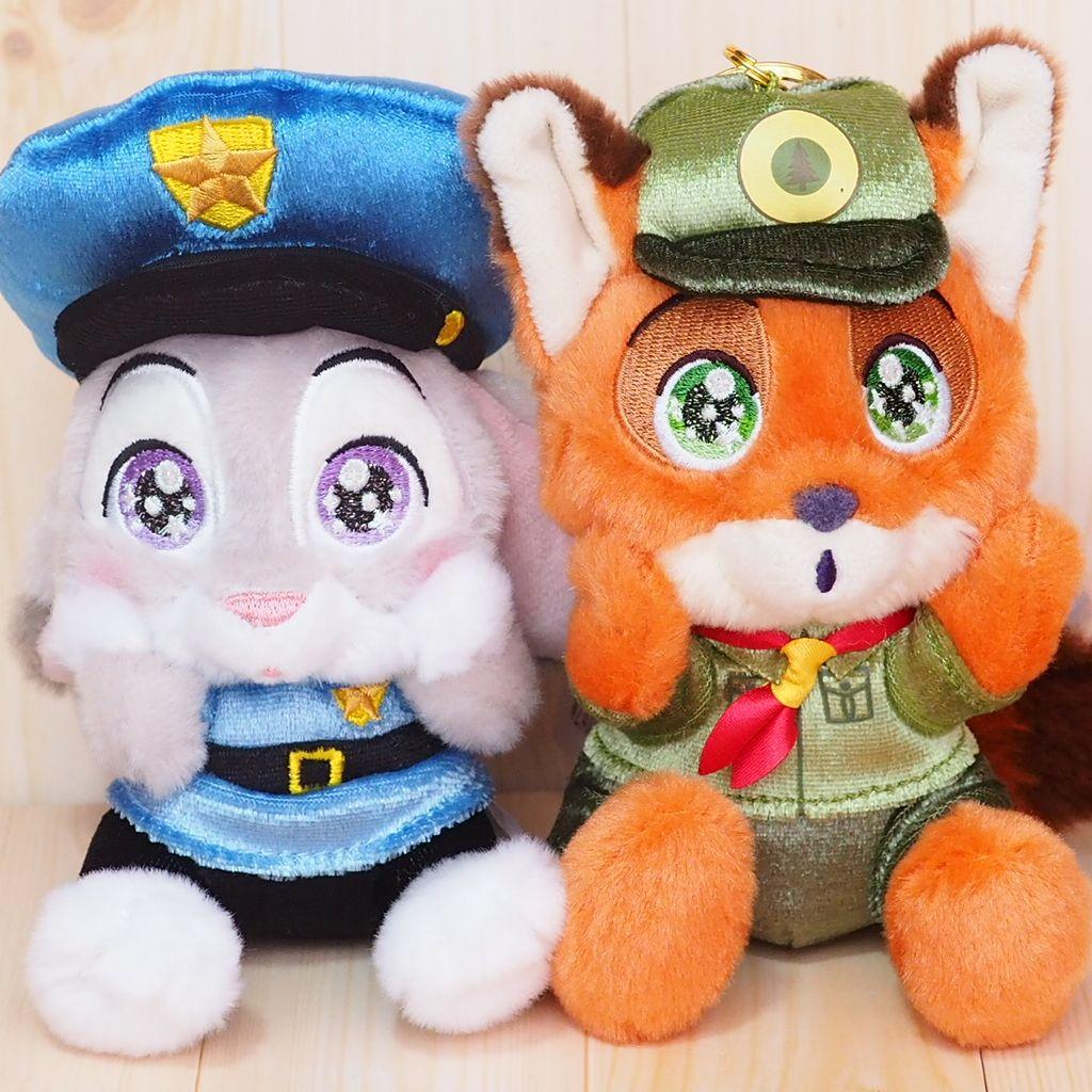 KIRAME ズートピア ニック ジュディ ぬいぐるみ キーホルダー - メルカリ