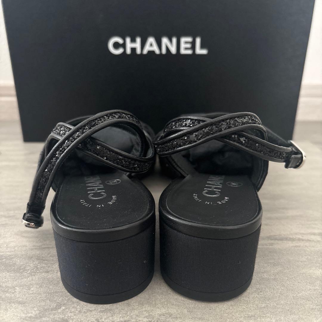 ほぼ未使用　シャネル　靴　バックストラップ　シューズ　36.5C 試し履きのみ