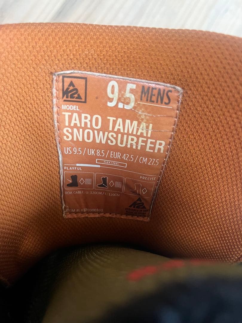 スノーボード K2 surfer 27.5cm 9.5inch