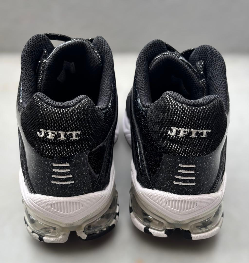 【美品】JFIT（JF Neo ）フィットネスシューズ ブラック 24.5cm