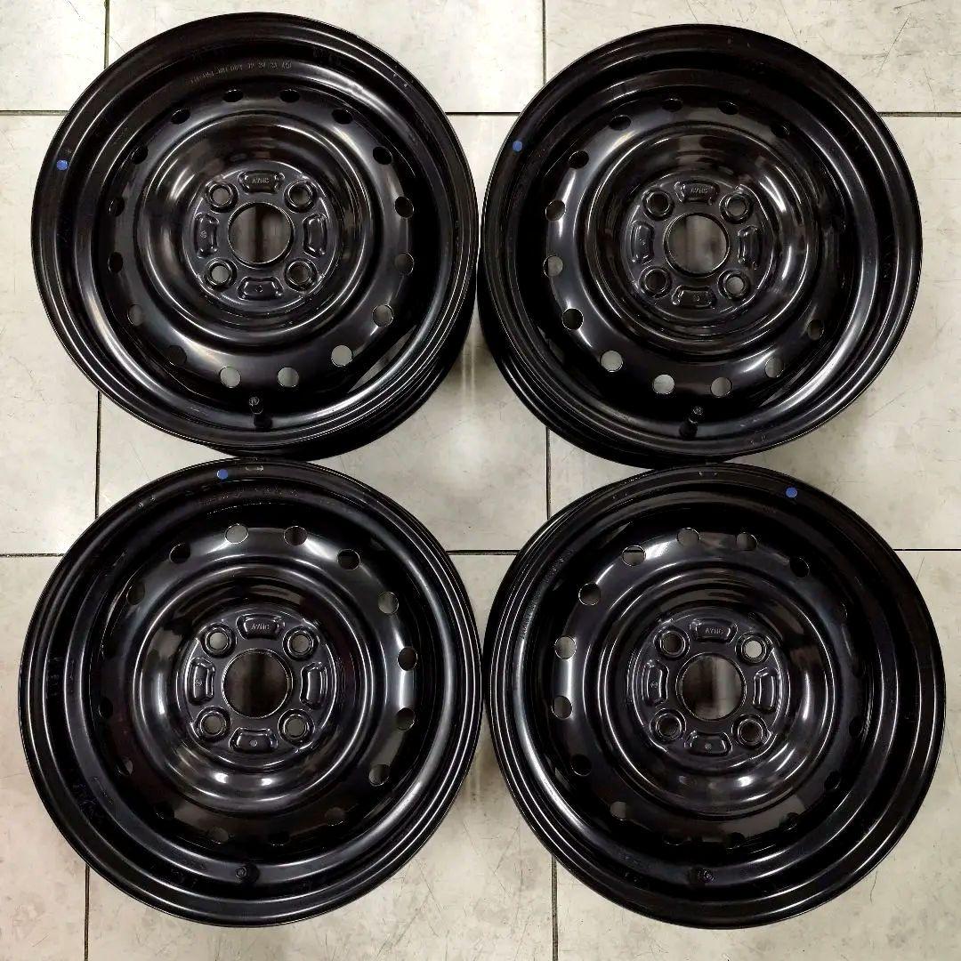 14インチ マツダ 純正鉄ホイール 4個 スチールホイール(スズキ軽自動車