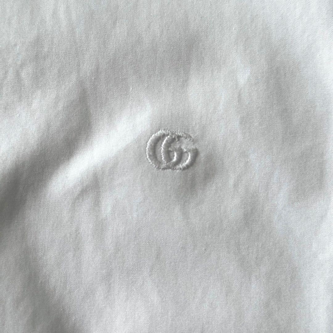 GUCCI 現行タグ ダブルカフスシャツ フレンチカフスシャツ ホワイト