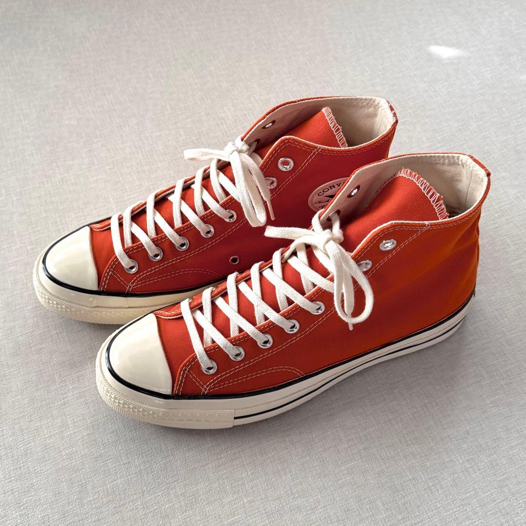 ブ*ス様 コンバース CT70 ハイカット マンダリンオレンジ 27.0cm