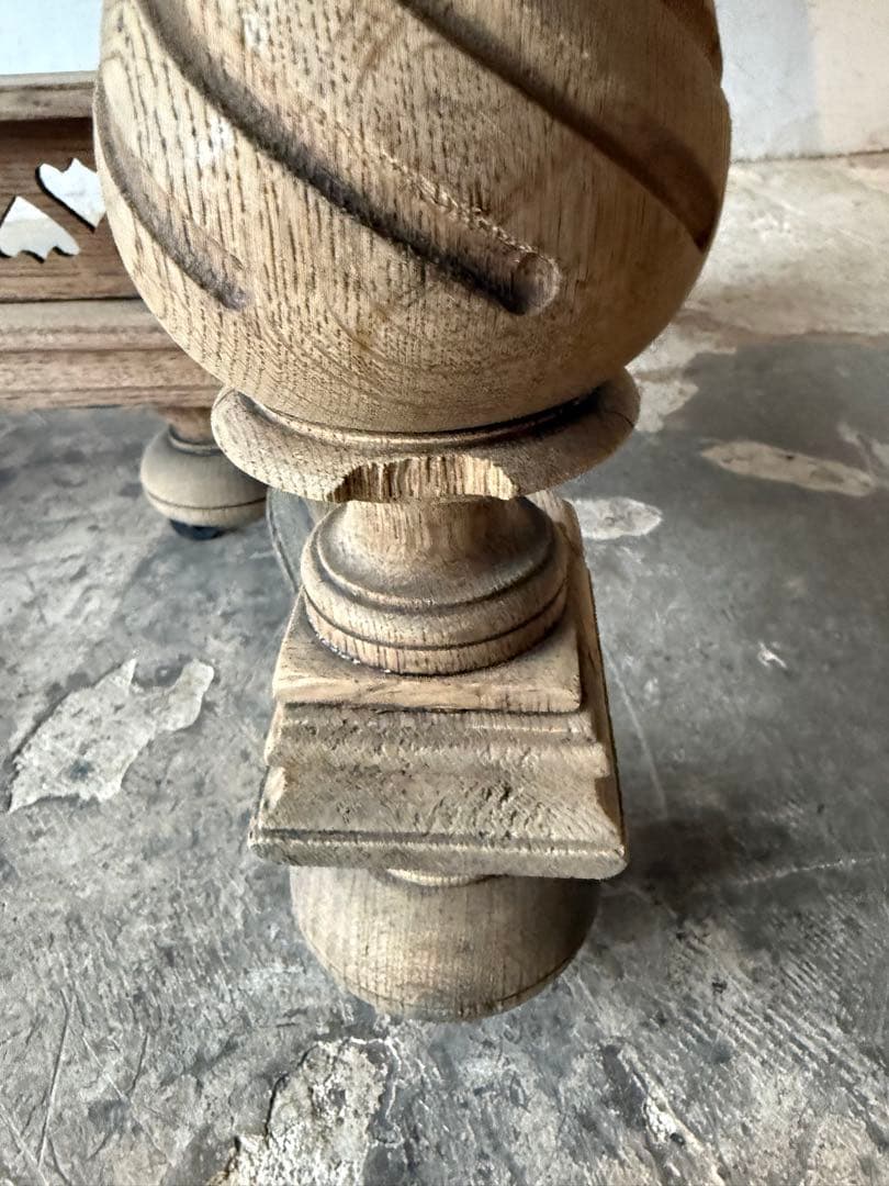 ビンテージ アンリ2世様式 ダイニングテーブル 剥離 - メルカリ