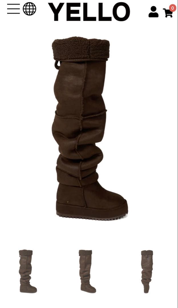 YELLO JACOB LOOSE FIT LONG BOOTS - メルカリ