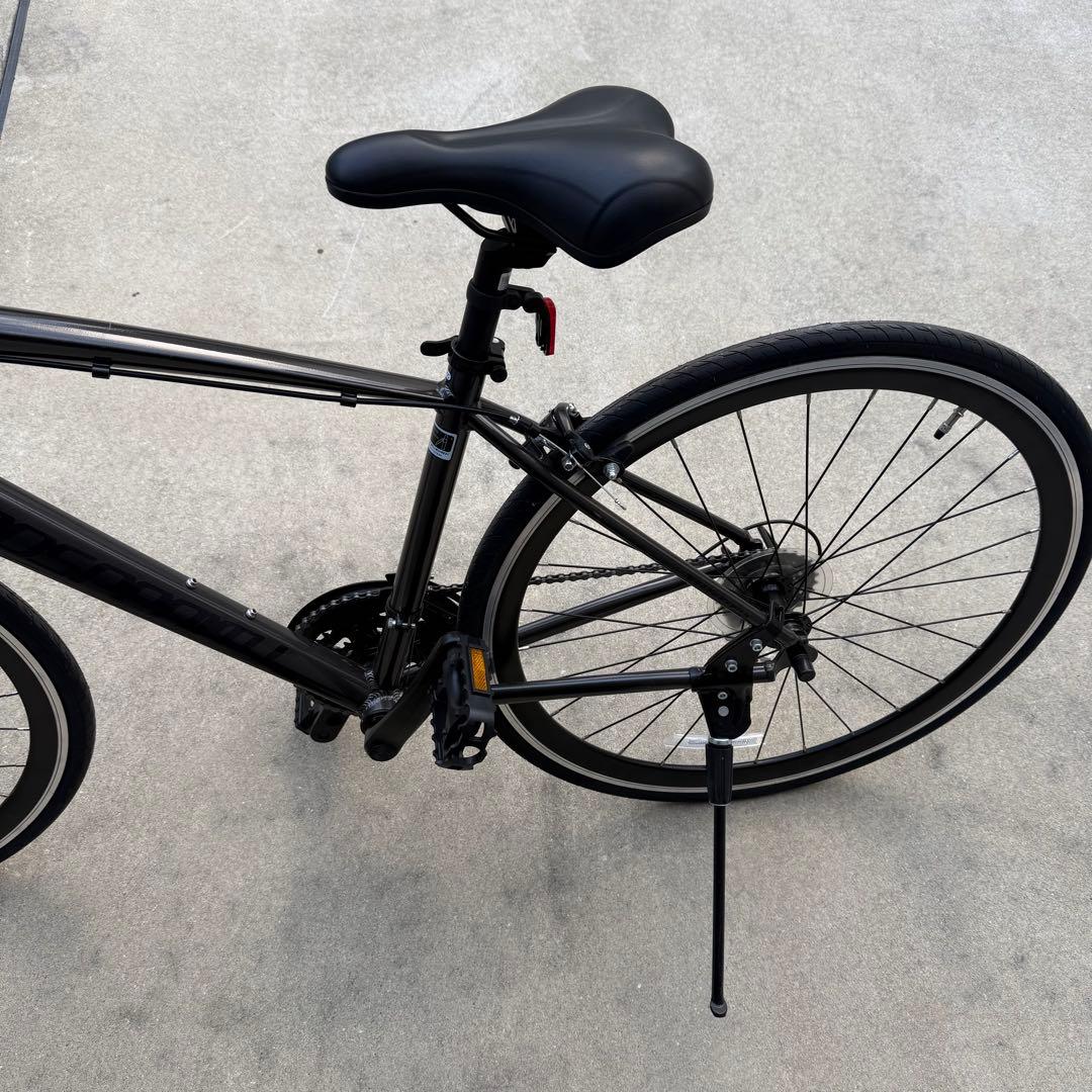 み*ー様 ほぼ新品 クロスバイク ロードバイク 自転車 700c 黒色 大阪