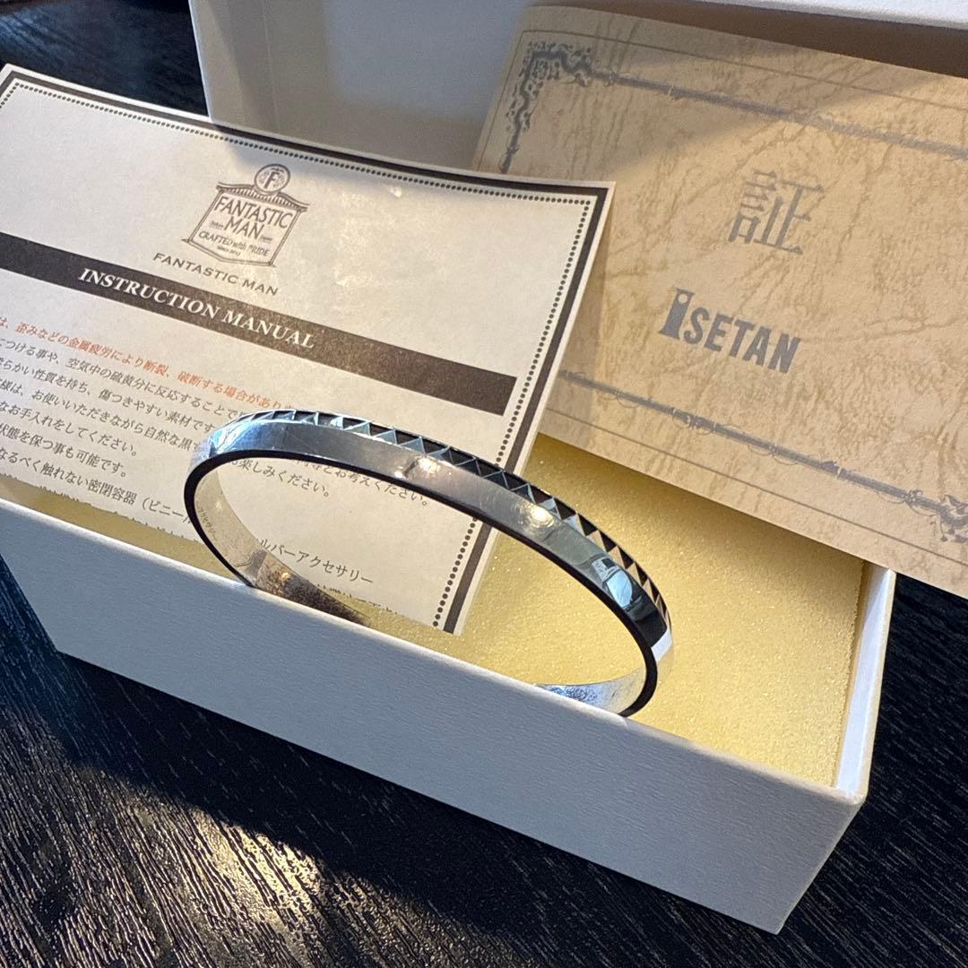 FANTASTIC MAN 907 シルバーバングル セール】 FANTASTIC MAN BANGLE128 シルバーバングル （ブレスレット