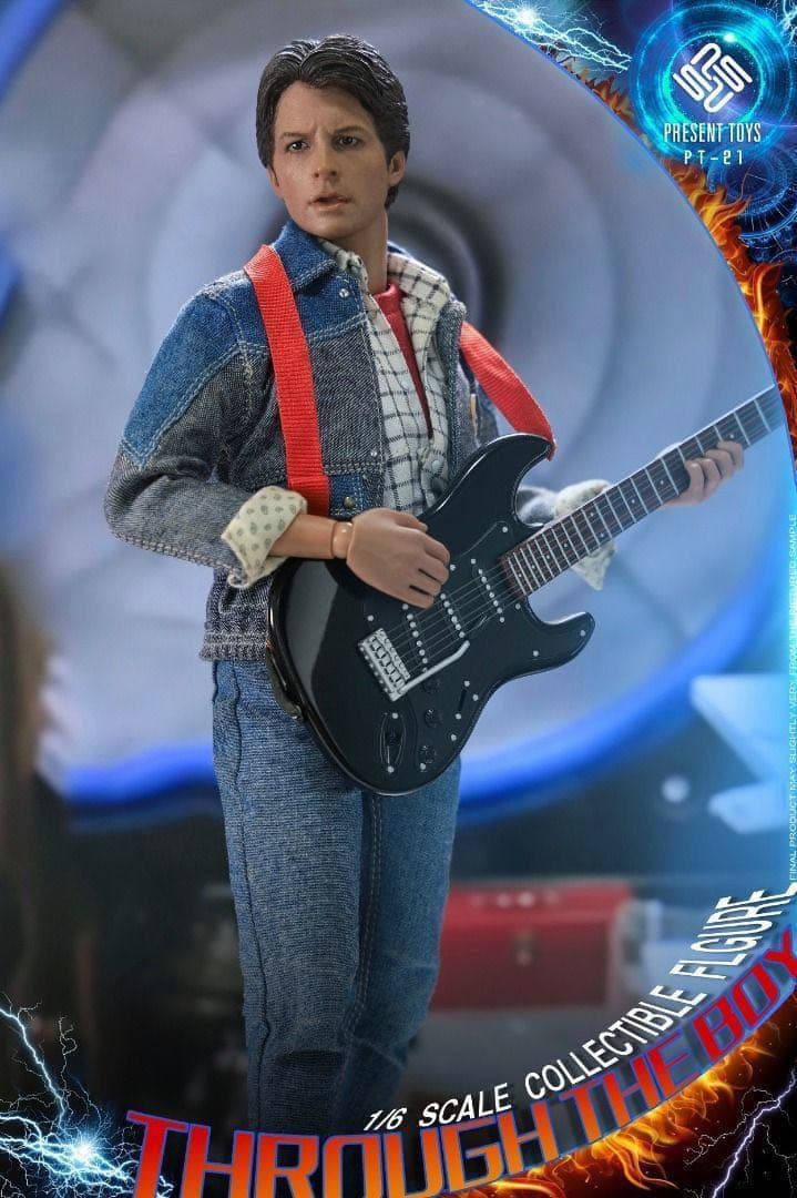 1/6 PRESENT TOYS THROUGH THE BOY マーティ Hot Toys MMS616 Back to the Future Part MARTY MCFLY 1/6 Action