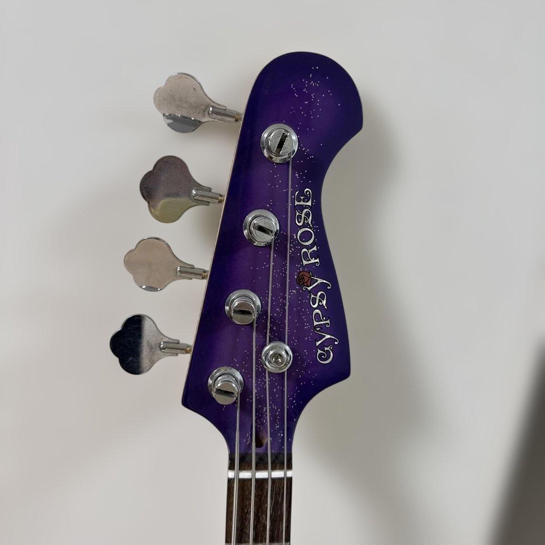 Gypsy Rose エレキベース パープル - メルカリ
