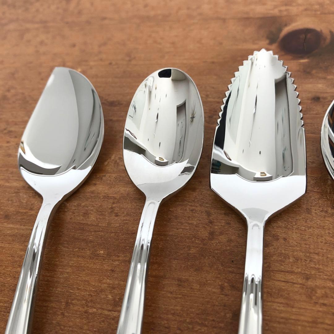 未使用 ラッキーウッド マリエッタ カトラリー40本セット リボン