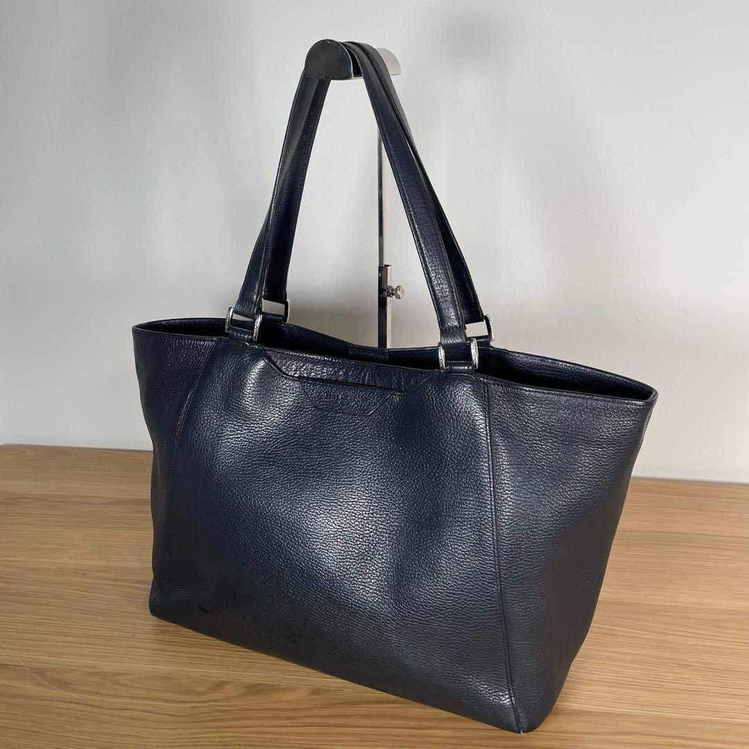 ペッレモルビダ　コローレ　トートバッグ　レザー　ネイビー ペッレ モルビダ PELLE MORBIDA ペッレモルビダ コローレ トートバッグ